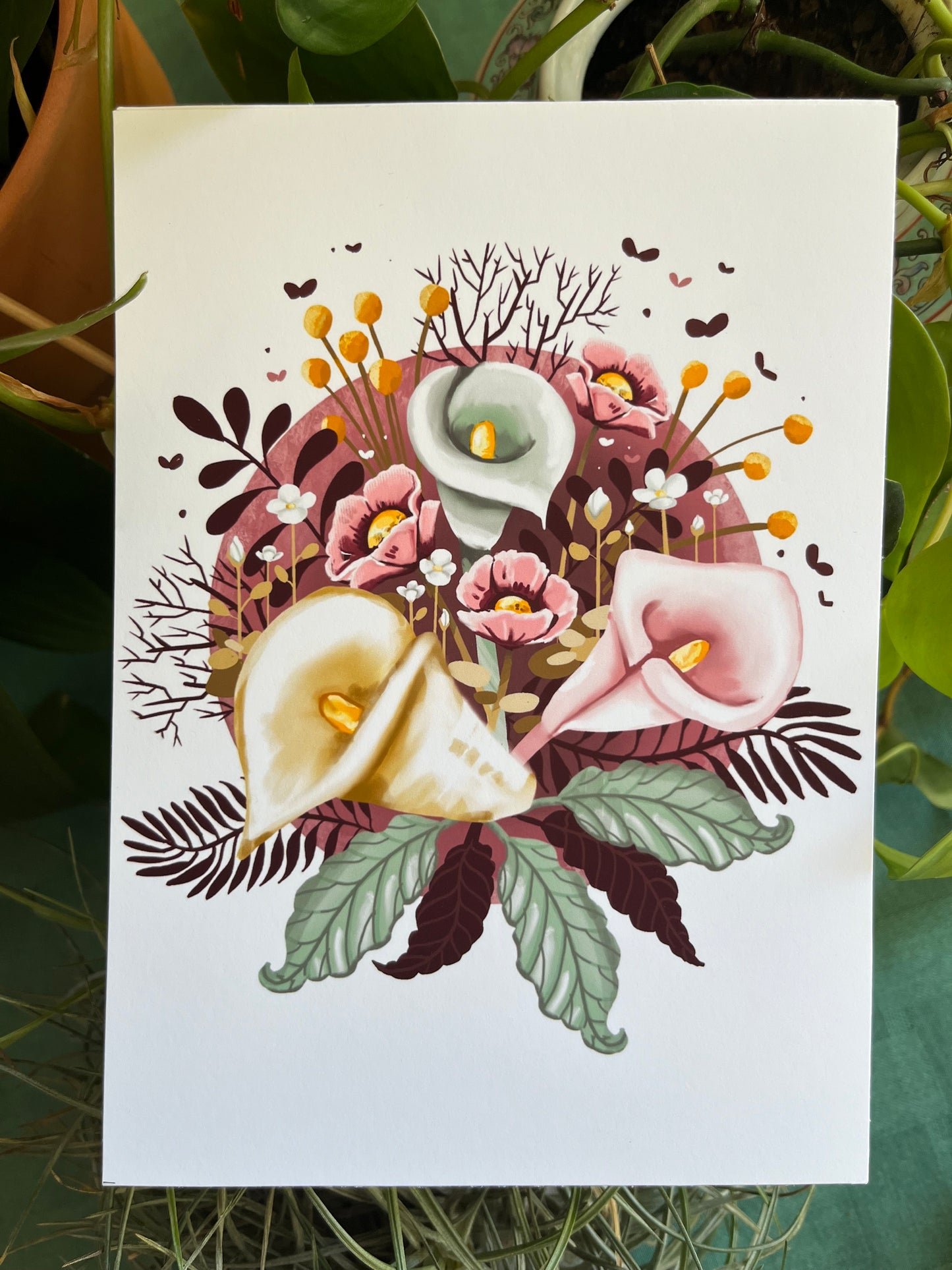 5x7 Small Calla Lily Print